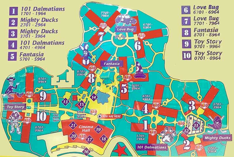 Map of All Star Movies Resort: Your Guide to Fun
