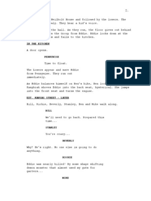 It 2017 Film Script PDF Download: Get Your Copy Now!