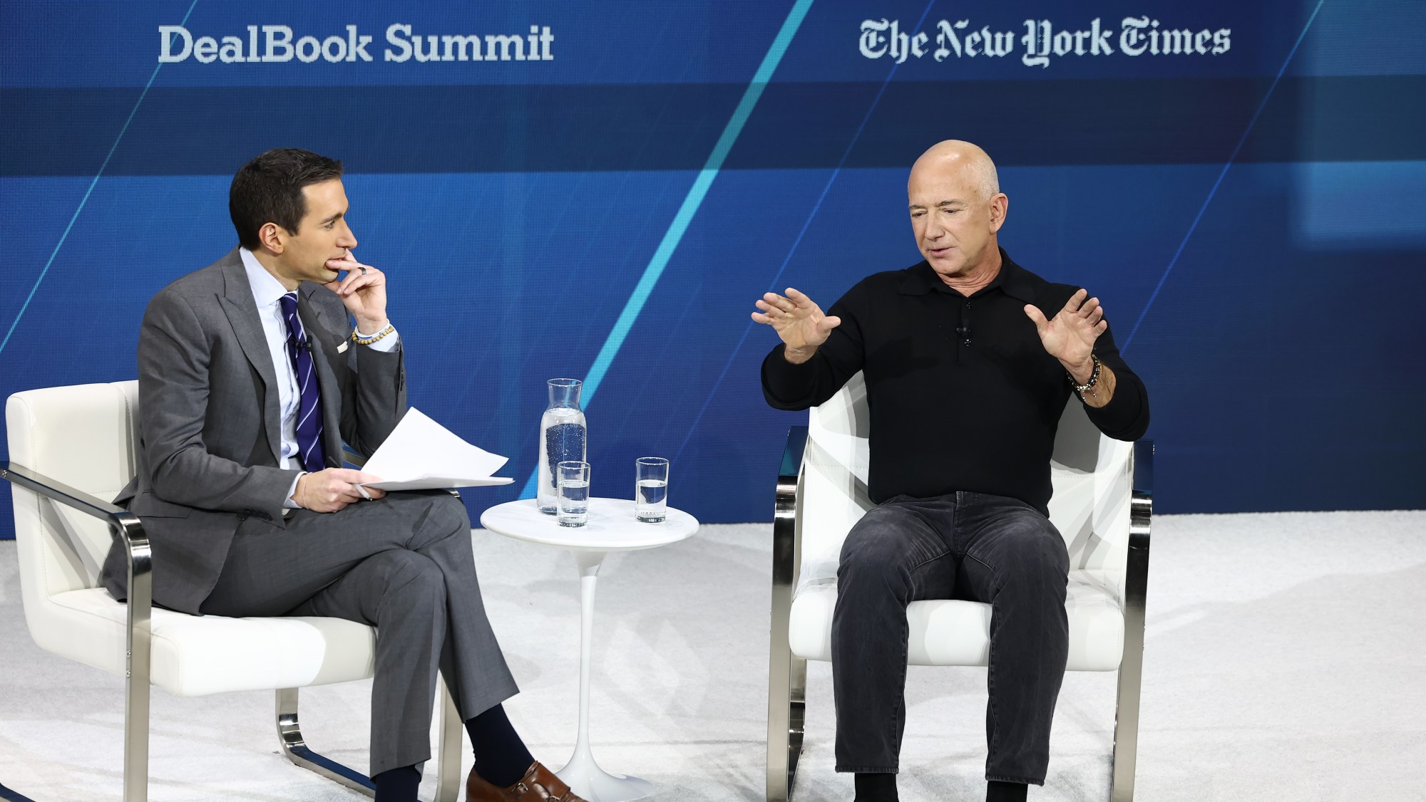 Jeff Bezos Says He Is Optimistic About Trump Presidency