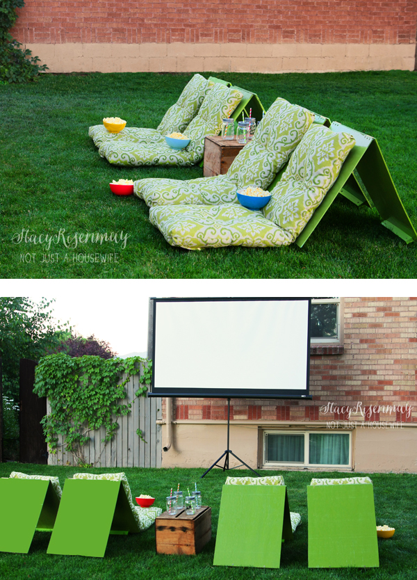 Build your own diy movie theater seats: Cheap and simple home project!