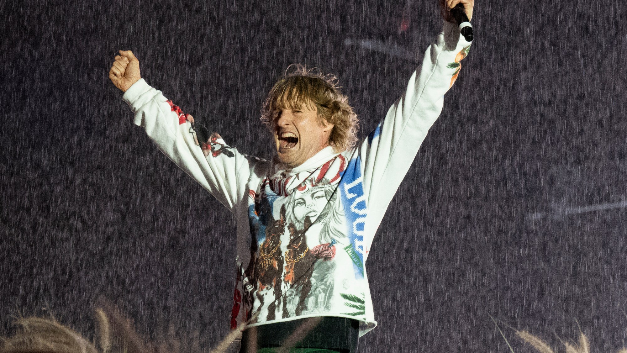Owen Wilson Joins Travis Scott Onstage During Rolling Loud Performance
