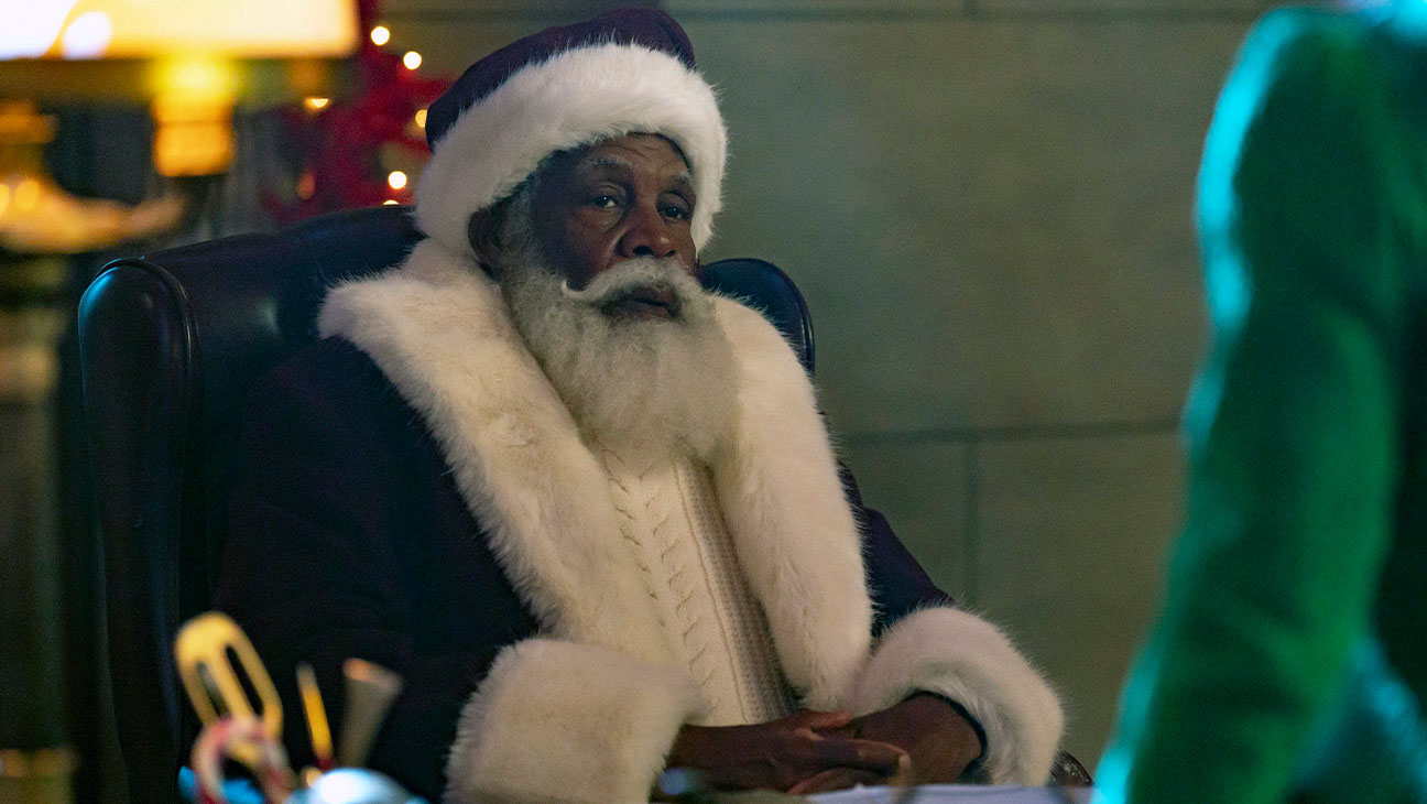 Danny Glover as Santa in 'The Naughty Nine.'