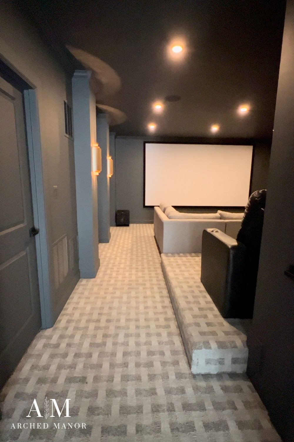 Build your own diy movie theater seats: Cheap and simple home project!