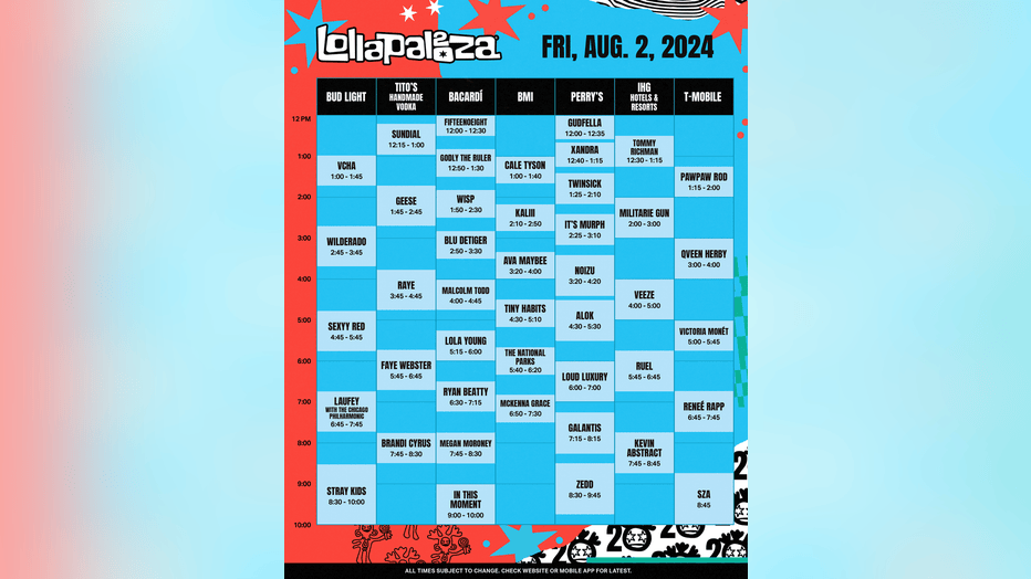 Full Lineup Revealed for 40th Edition