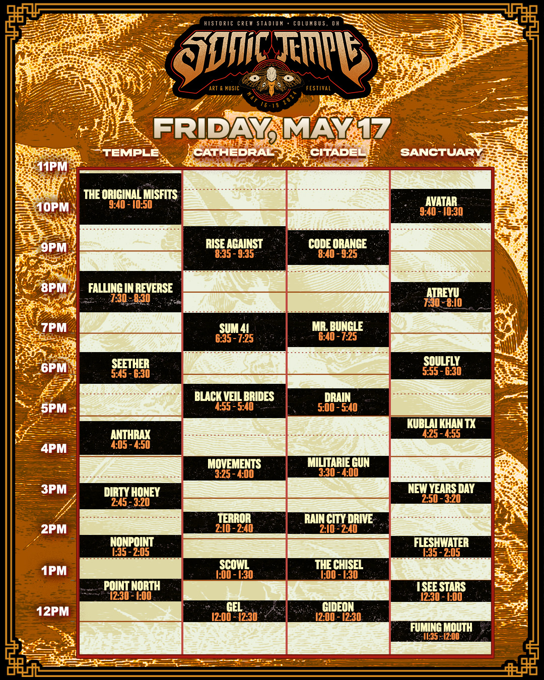Full Lineup Revealed for 40th Edition