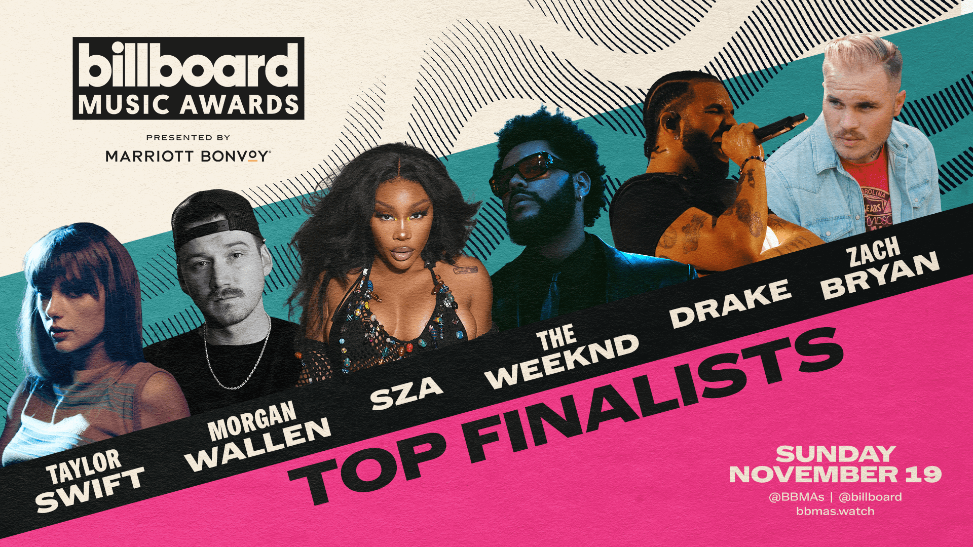 Taylor Swift, Morgan Wallen Lead Nominees