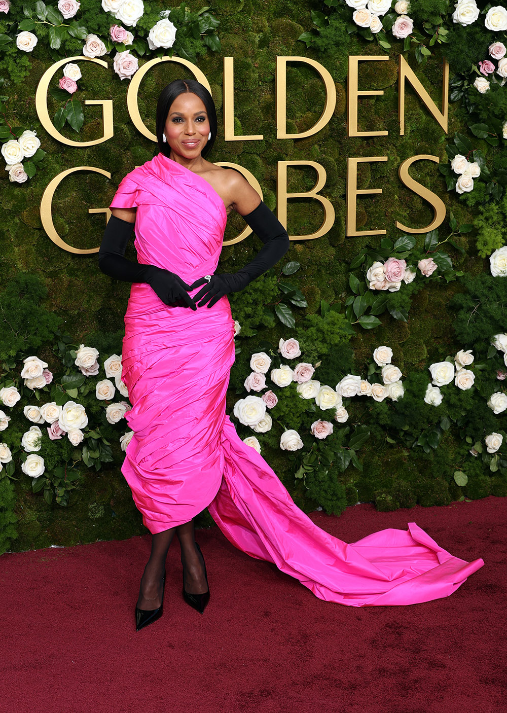 Kerry Washington attends the 82nd Annual Golden Globe Awards at The Beverly Hilton on January 05, 2025 in Beverly Hills, California.