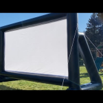 How to set up a blowup movie screen: easy steps for your backyard movie!
