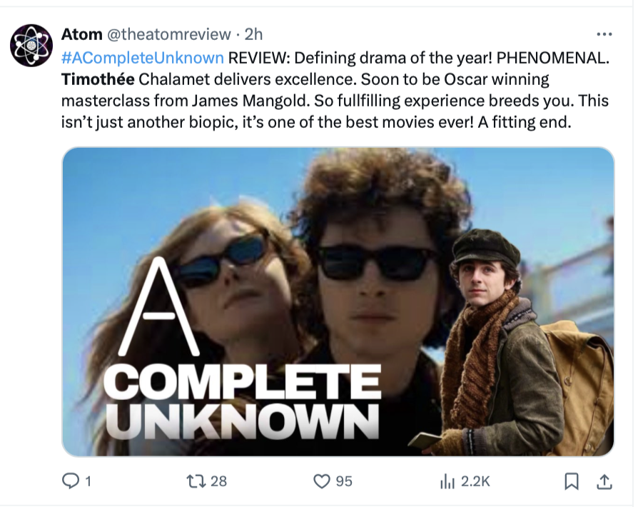 'A Complete Unknown' Wins Best Picture at AARP Movie Awards