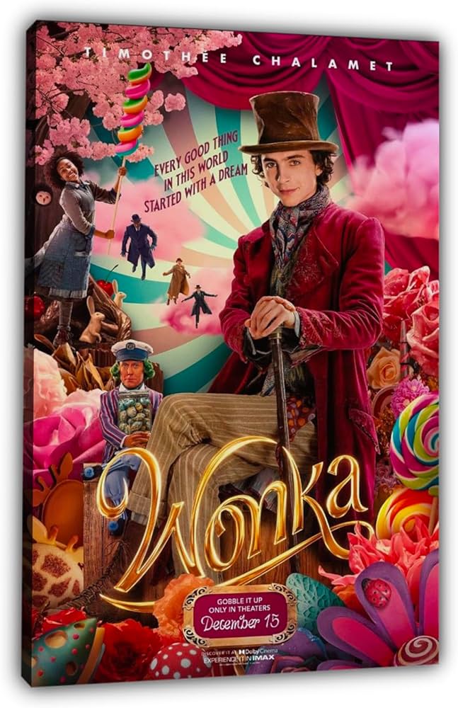Cool Willy Wonka Movie Poster Ideas for Your Room, Check it Now.