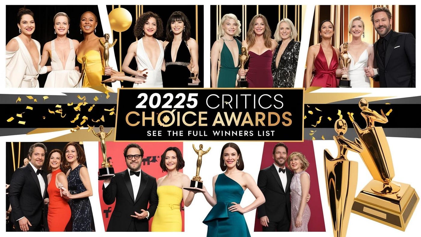 2025 Critics Choice Awards: Winners List