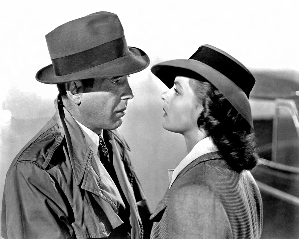 CASABLANCA, from left, Humphrey Bogart, Ingrid Bergman, 1942
