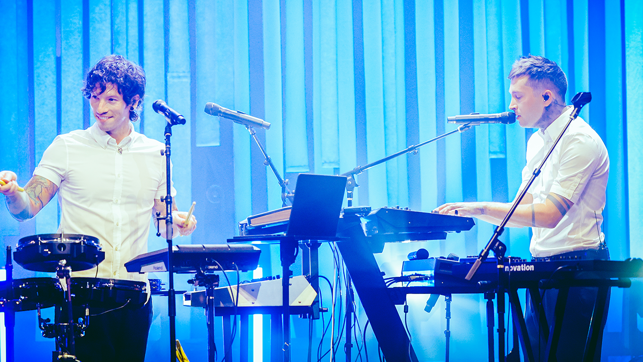 Josh Dun and Tyler Joseph of Twenty One Pilots.