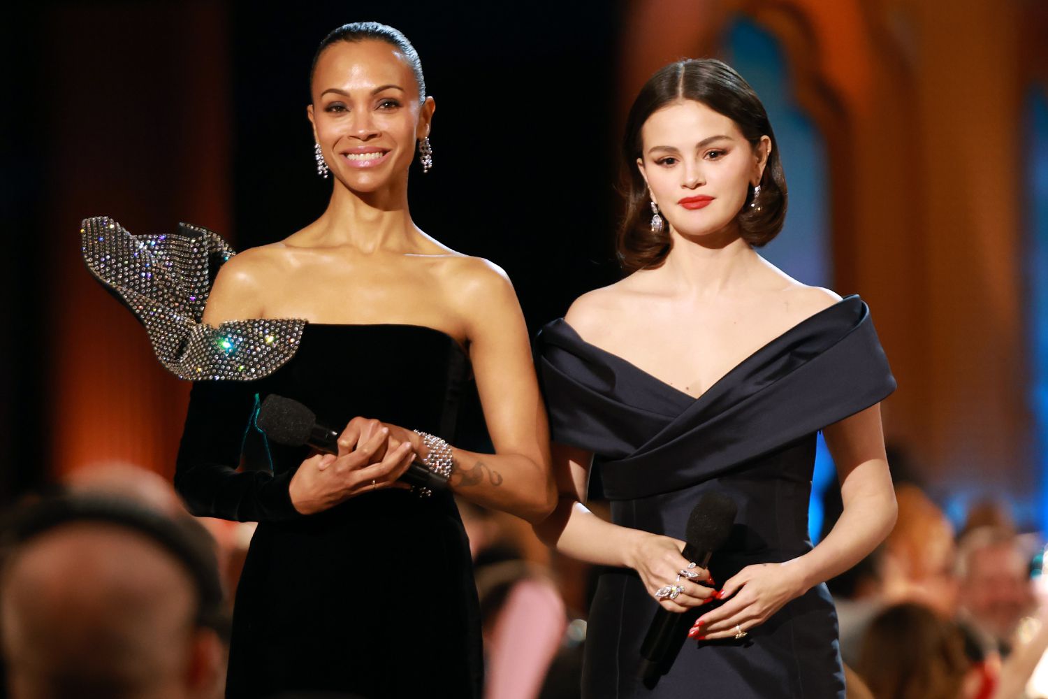 Zoe Saldaña Wins Best Supporting Actress 2025 SAG Award for Emilia Pérez