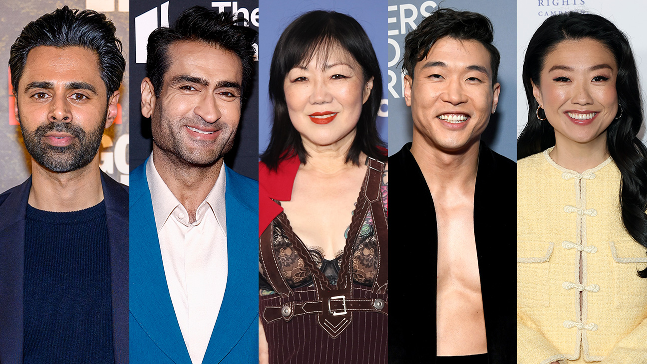 Hasan-Minhaj-Kumail-Nanjiani-Margaret-Cho-Joel-Kim-Booster-Sherry-Cola-Split-Getty-H-2025.jpg