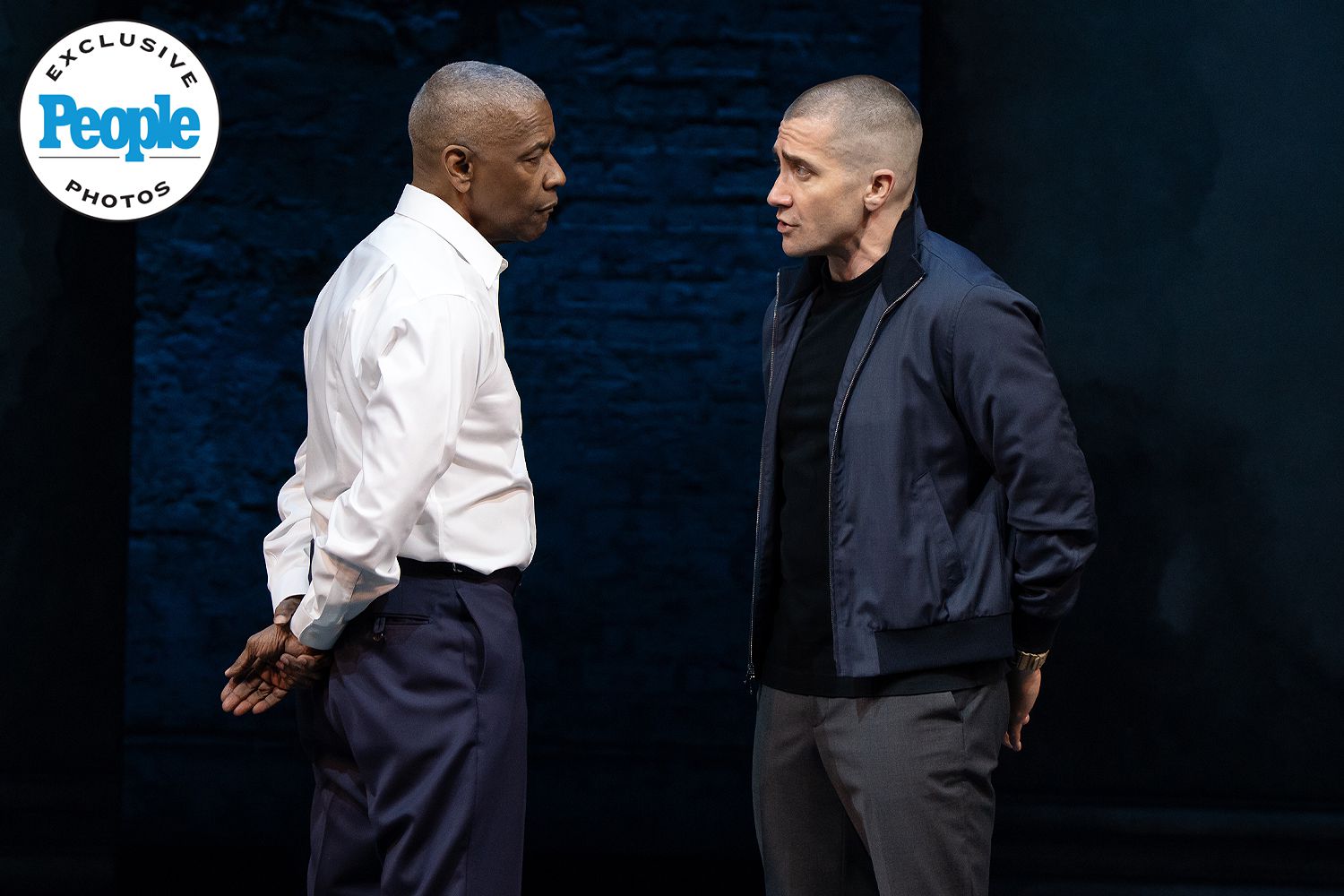 Denzel Washington and Jake Gyllenhaal on Broadway