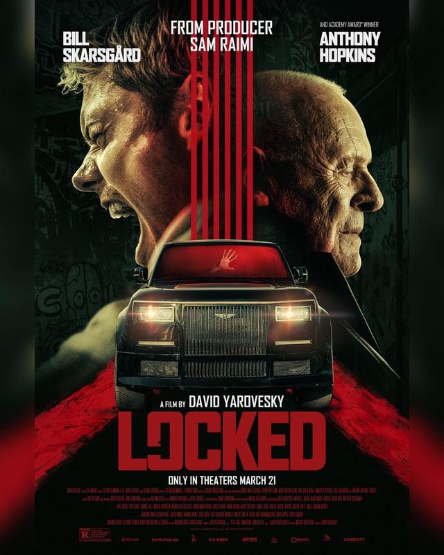 Bill Skarsgard & Anthony Hopkins in Car-Set Thriller