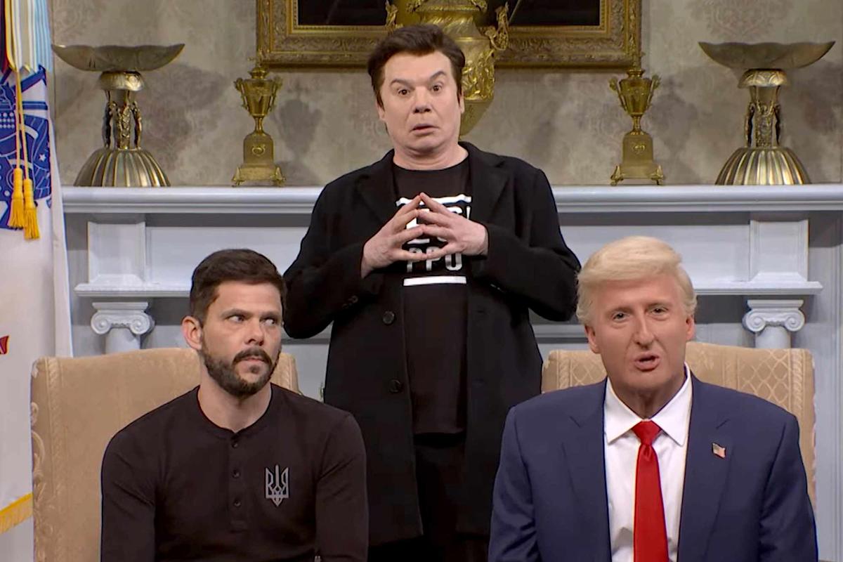 'SNL' Mocks Trump's Tariff Plan and Mike Myers Returns as Elon Musk