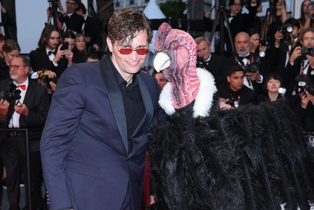 Person Dresses Up as a Bird on 'Die, My Love' Red Carpet