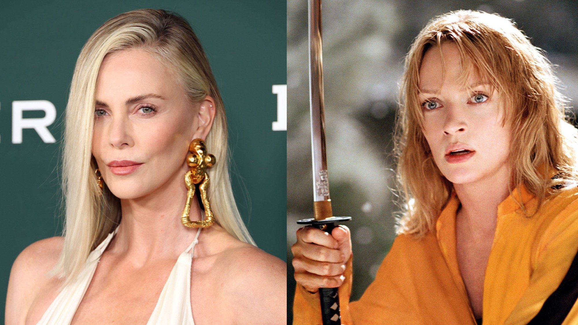 Charlize Theron Says Uma Thurman Deserved Oscar for 'Kill Bill'