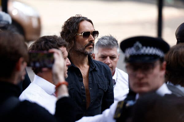 Russell Brand Appears in London Court on Rape Charges