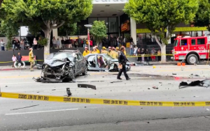 Dump Truck Crashes Into Whisky a Go Go