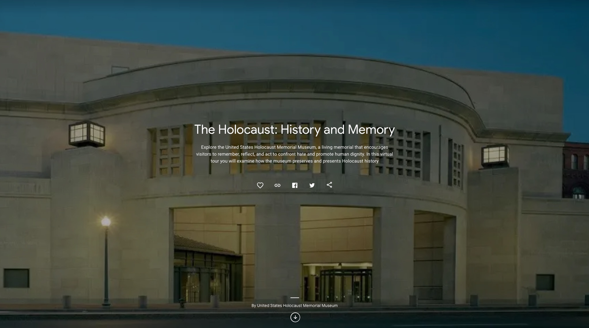 Holocaust Memorial Sets Virtual Film Location
