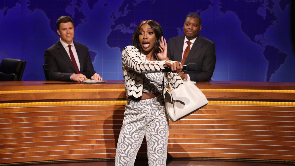Ego Nwodim 'Stunned' by Audience Swearing During Miss Eggy 'SNL' Bit