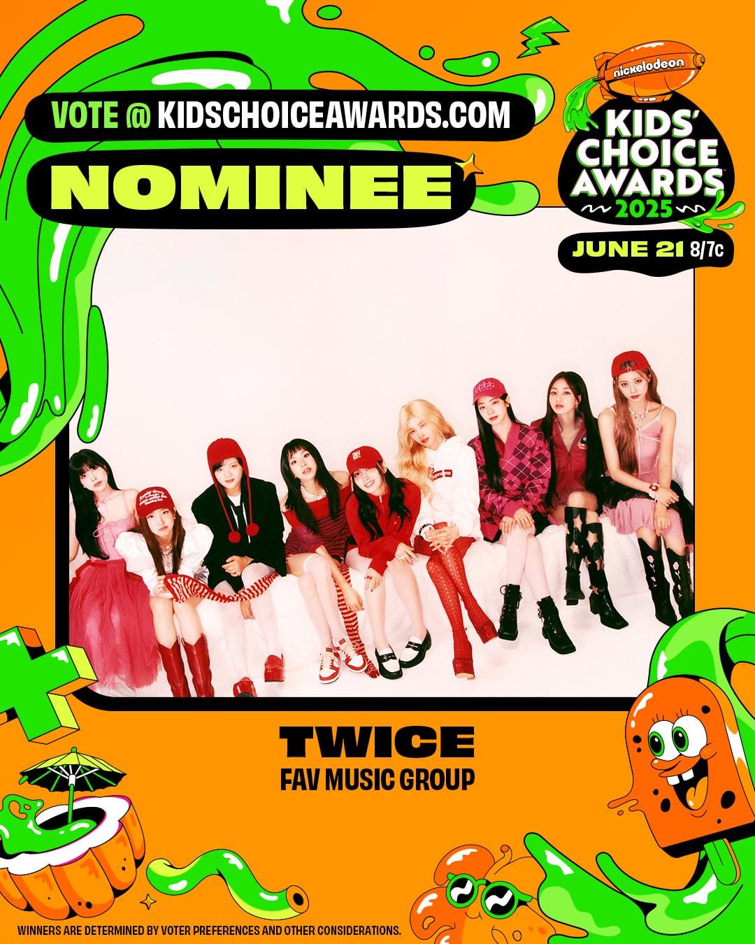2025 Nickelodeon Kids’ Choice Awards: Winners List