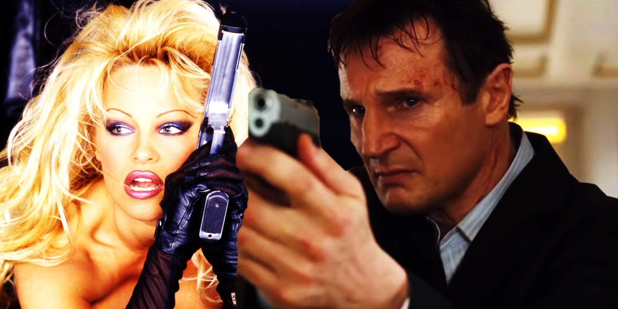 Liam Neeson, Pamela Anderson in Movie
