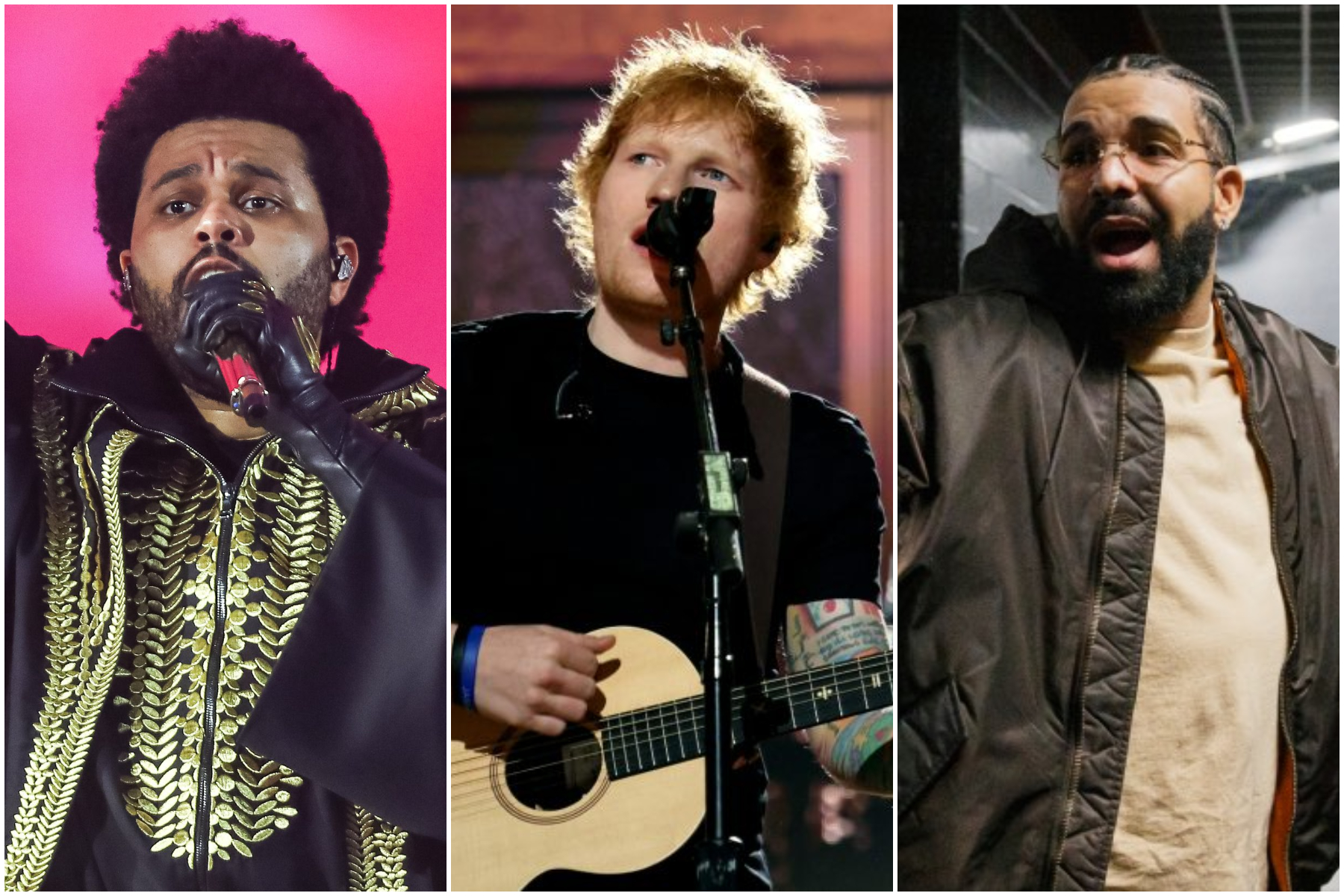 Ed Sheeran, Drake, The Weeknd Top Apple Music’s Most Streamed Songs