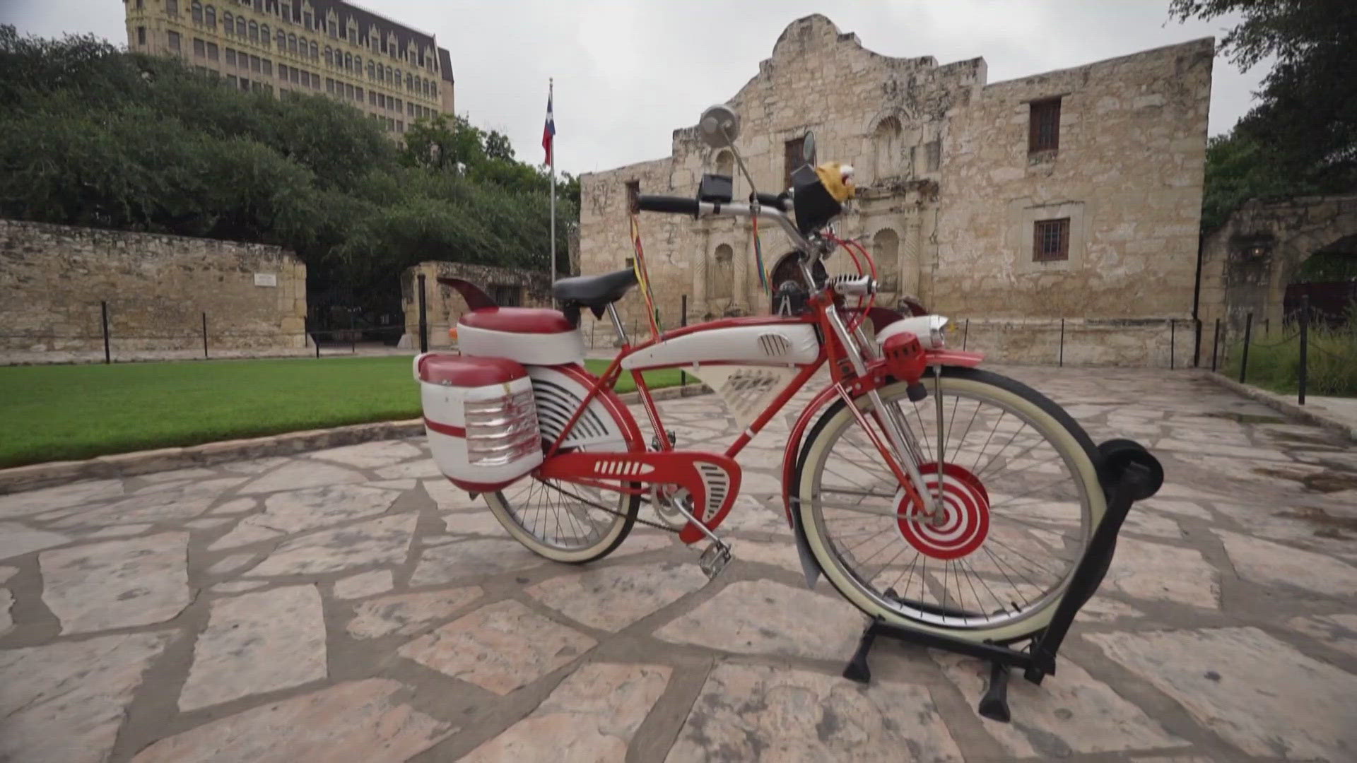 Pee-wee’s Original Red Bike Acquired by the Alamo