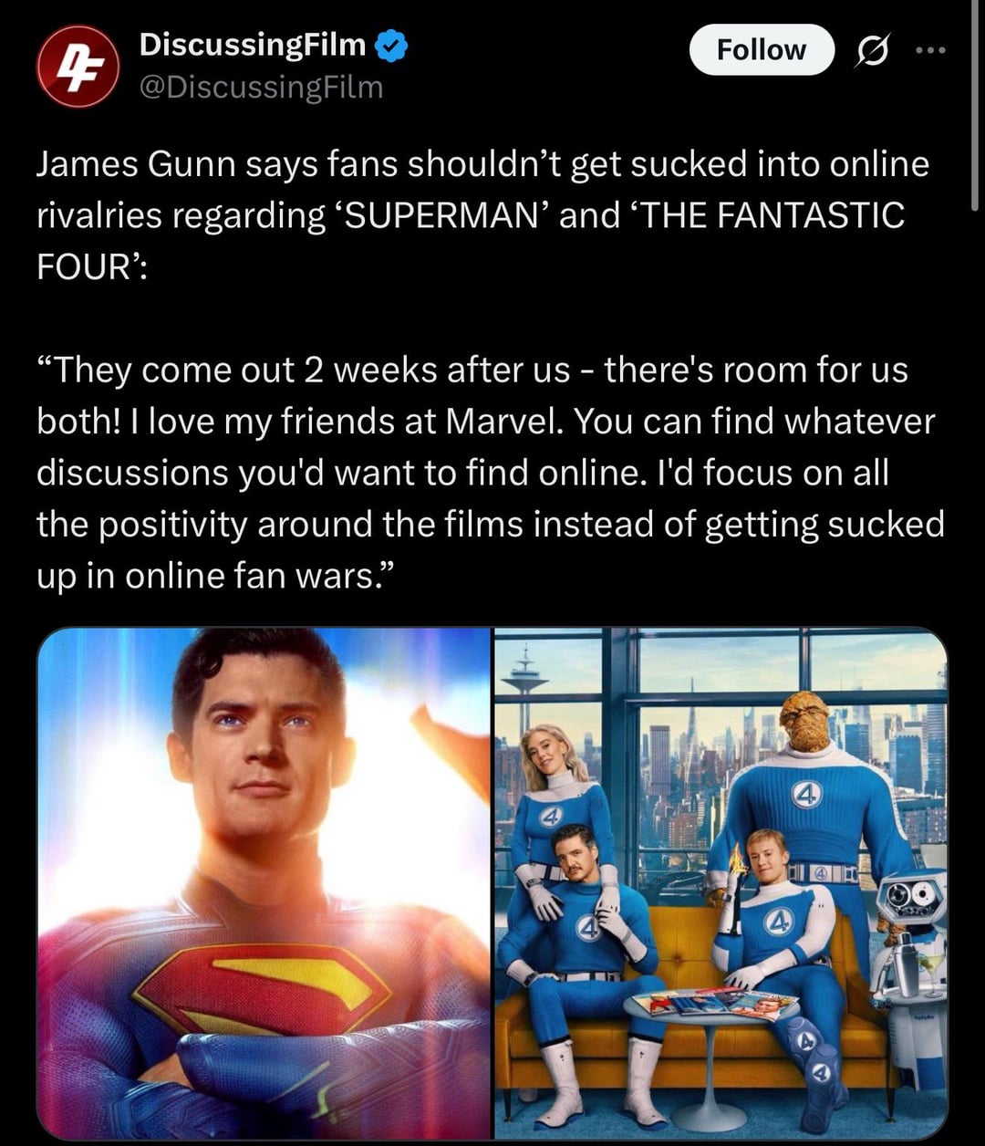 Marvel's Kevin Feige on Fantastic 4, Texting James Gunn About Superman