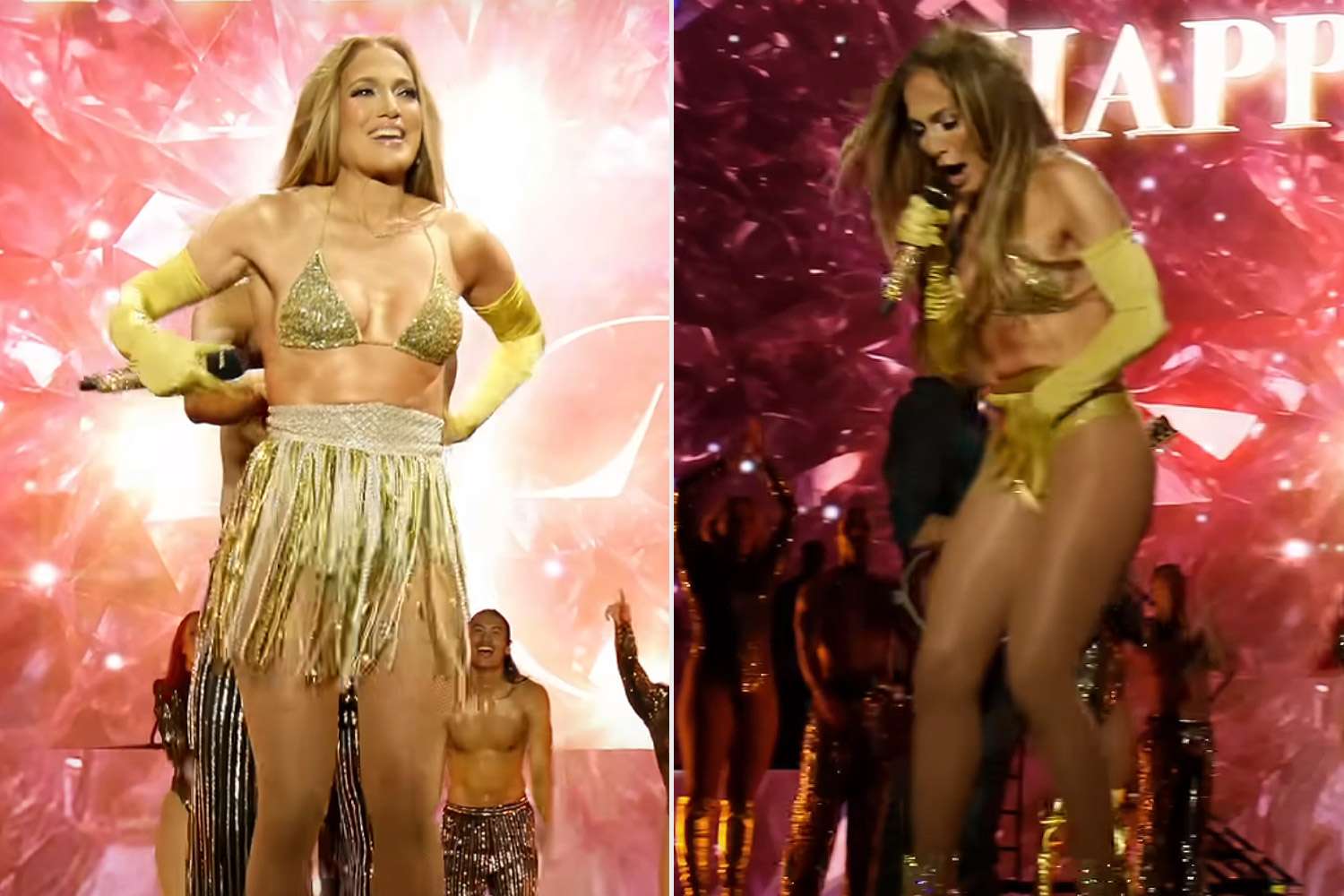 Jennifer Lopez Laughs Off Wardrobe Malfunction During Concert on Tour