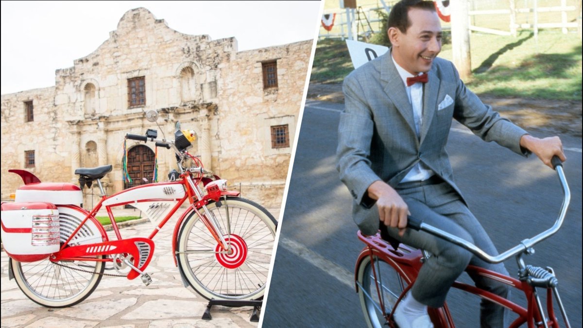 Pee-wee’s Original Red Bike Acquired by the Alamo