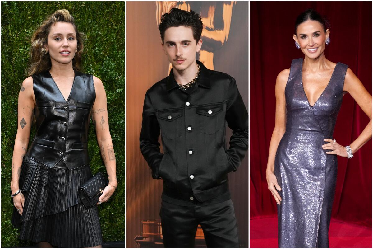 2026 Hollywood Walk of Fame Class: Miley Cyrus, Timothée Chalamet