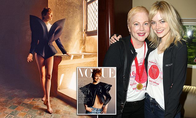 Emma Stone Cried Before Shaving Head, Recalls Mom'sCancer Battle