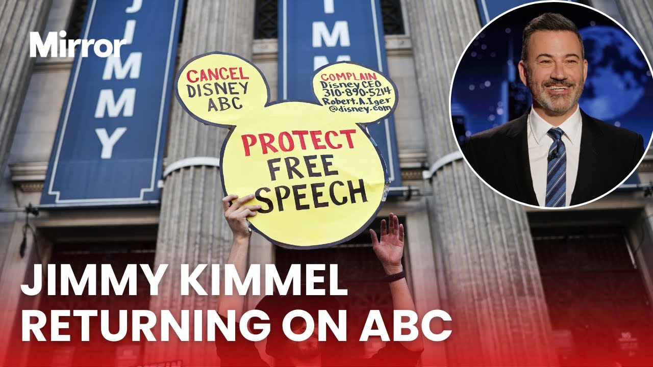 Jimmy Kimmel Returns: Thanks Supporters, Slams Trump