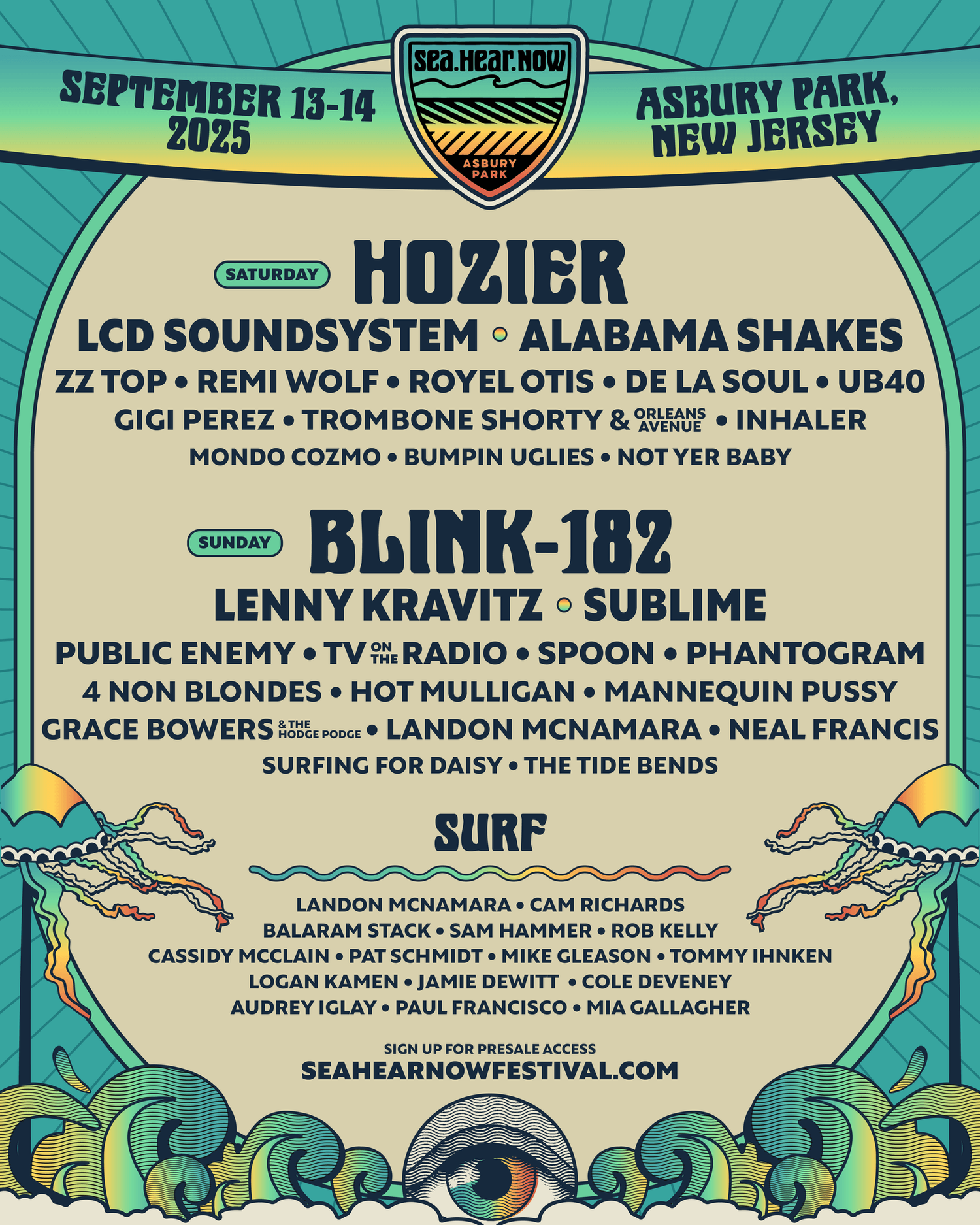 Sea.Hear.Now 2025 Recap: Hozier, Blink-182 Headline