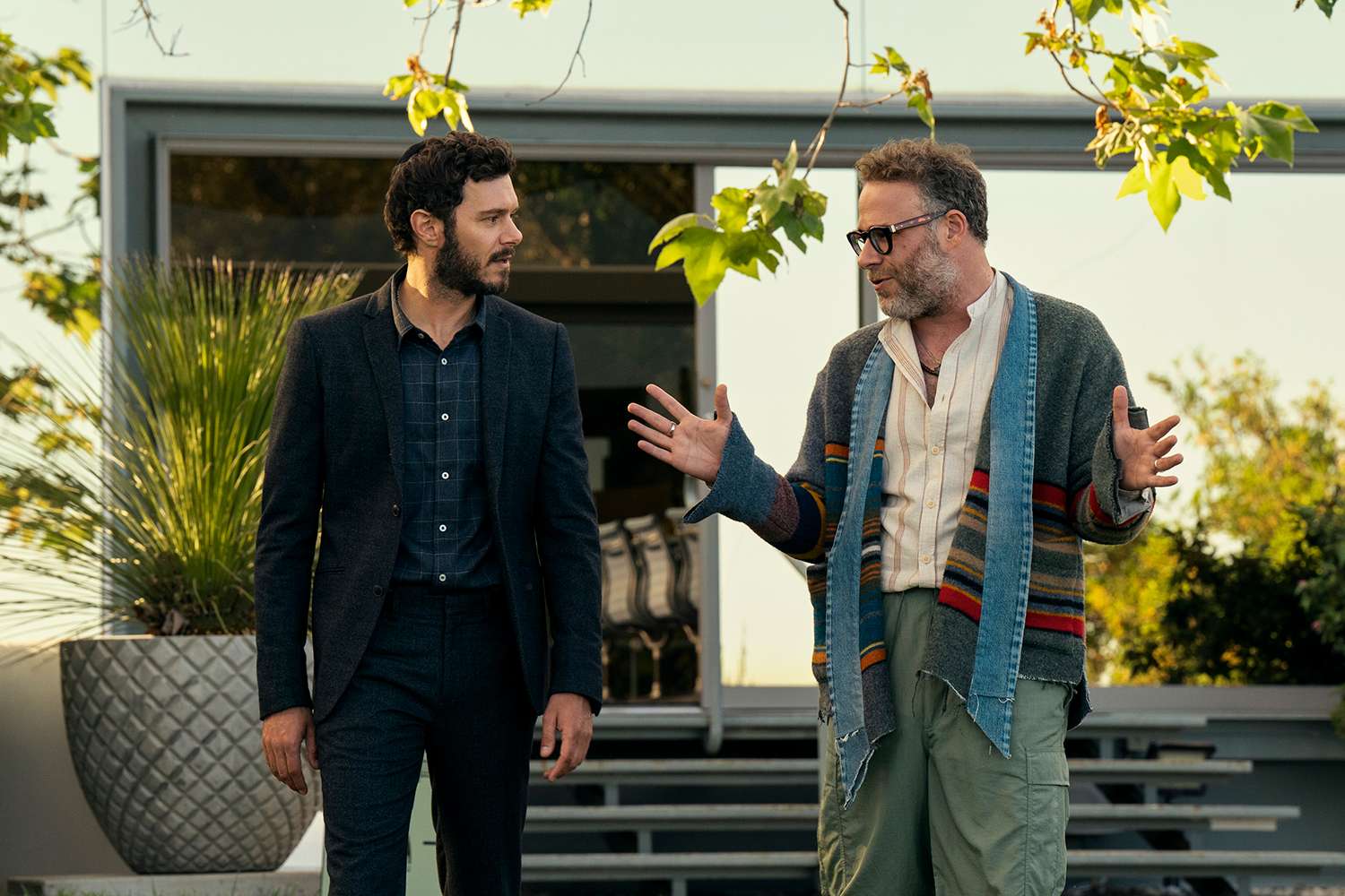 Adam Brody on Seth Rogen's Scenes in Season 2