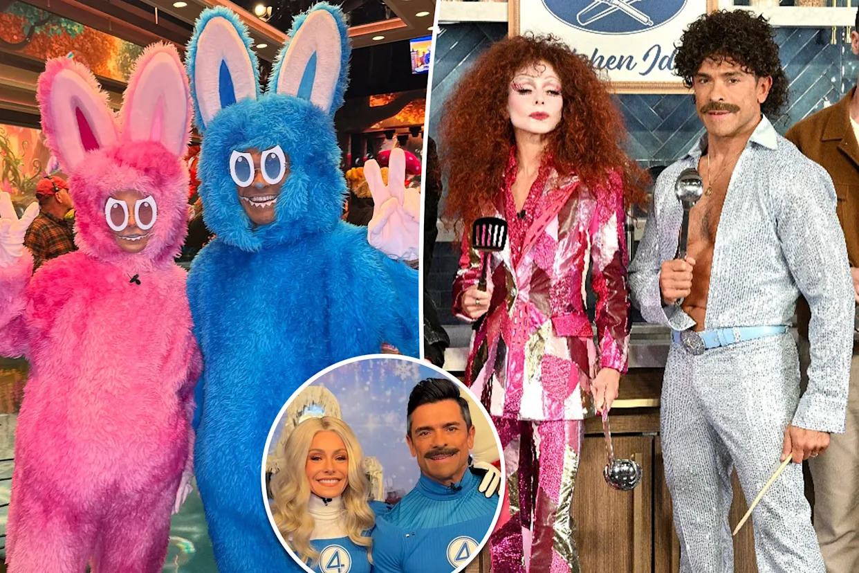 Today, Kelly and Mark Halloween Costumes: Anna Wintour, Labubus, More