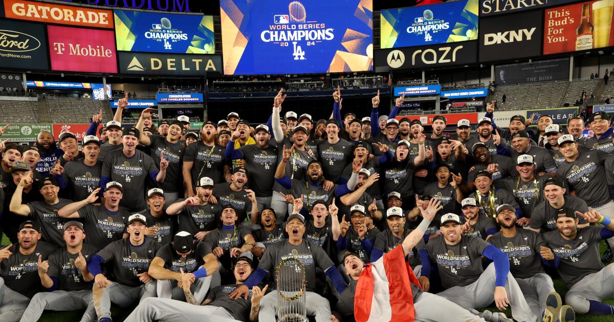 L.A. Dodgers Win World Series, Winning Consecutive Titles